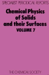book Chemical Physics of Solids and Their Surfaces