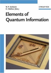 book Elements of quantum information