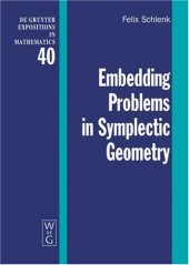 book Embedding problems in symplectic geometry