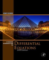 book A modern introduction to differential equations