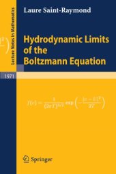 book Hydrodynamic Limits of the Boltzmann Equation