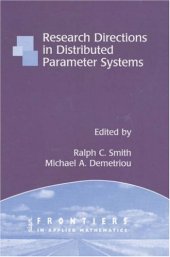 book Research directions in distributed parameter systems