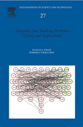 book Scientific Data Ranking Methods: Theory and Applications