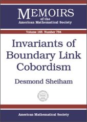 book Invariants of boundary link cobordism