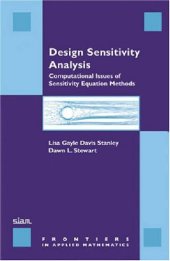 book Design sensitivity analysis: computational issues of sensitivity equation methods