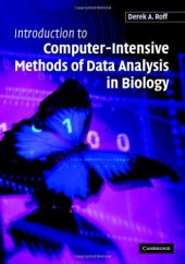 book Introduction to computer-intensive methods of data analysis in biology