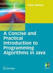 book A concise and practical introduction to programming algorithms in Java