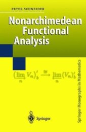 book Nonarchimedean functional analysis