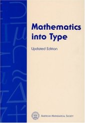 book Mathematics into type