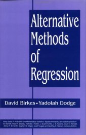 book Alternative Methods of Regression