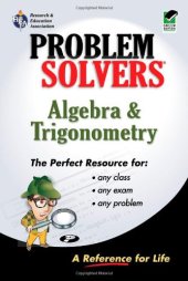 book Algebra & Trigonometry Problem Solver