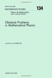 book Obstacle Problems in Mathematical Physics