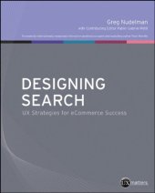 book Designing Search: UX Strategies for eCommerce Success