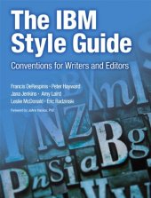 book The IBM Style Guide: Conventions for Writers and Editors