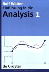 book Einfuehrung in die Analysis 1