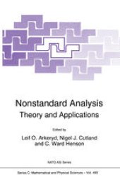 book Nonstandard analysis: theory and applications