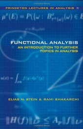 book Functional analysis. Introduction to further topics in analysis