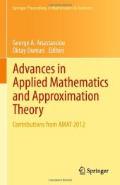 book Advances in Applied Mathematics and Approximation Theory: Contributions from AMAT 2012