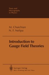 book Introduction to Gauge Field Theories