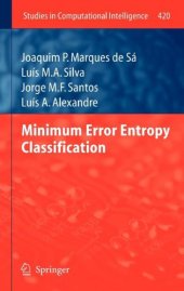 book Minimum error entropy classification