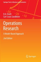 book Operations Research: A Model-Based Approach