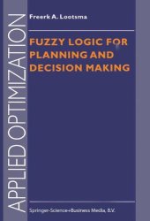 book Fuzzy logic for planning and decision making