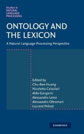 book Ontology and the Lexicon: A Natural Language Processing Perspective