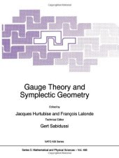 book Gauge theory and symplectic geometry