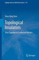 book Topological Insulators: Dirac Equation in Condensed Matters