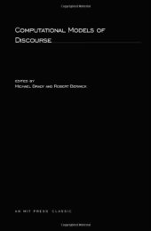 book Computational models of discourse