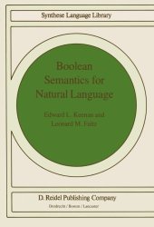 book Boolean semantics for natural language