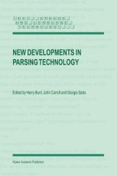 book New Developments in Parsing Technology