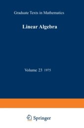 book Linear algebra