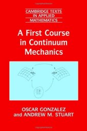 book A First Course in Continuum Mechanics