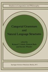 book Categorial grammars and natural language structures