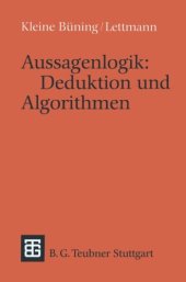 book Aussagenlogik: Deduktion und Algorithmen