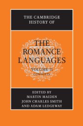 book The Cambridge History of the Romance Languages: Volume 2, Contexts