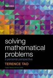 book Solving Mathematical Problems: A Personal Perspective