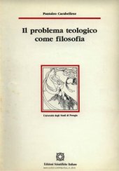 book Il problema teologico come filosofia