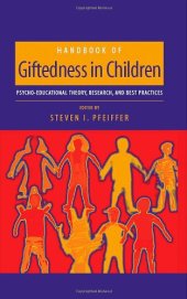 book Handbook of Giftedness in Children: Psychoeducational Theory, Research, and Best Practices