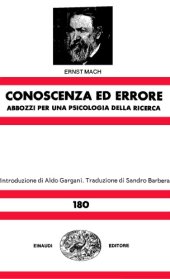 book Conoscenza ed errore. Abbozzi per una psicologia della ricerca