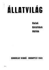 book Urani állatvilág Halak, kétéltűek, hüllők