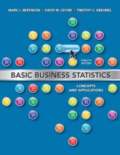 book Basic Business Statistics: Concepts and Applications,  12th Edition