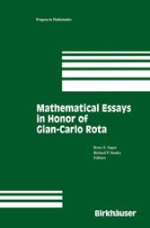 book Mathematical Essays in honor of Gian-Carlo Rota