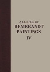 book A Corpus of Rembrandt Paintings: The Self-Portraits