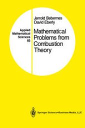 book Mathematical Problems from Combustion Theory