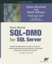 book Real-World SQL-DMO for SQL Server