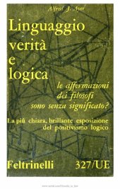 book Linguaggio, verità e logica