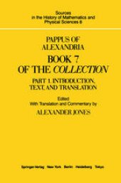 book Pappus of Alexandria Book 7 of the Collection: Part 1. Introduction, Text, and Translation