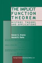 book The Implicit Function Theorem: History, Theory, and Applications